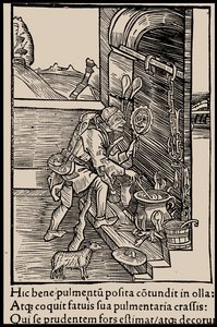 Illustratie voor het boek Narrenschip door Sebastian Brant door Unbekannt