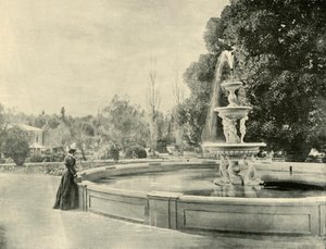 In de Botanische Tuinen, Adelaide, 1901 door Unbekannt