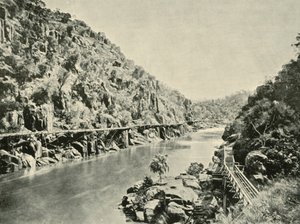 In de Cataract Gorge