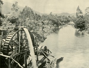 In de Ovens River, Germantown, 1901