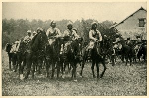 Indiase soldaten aan het front, Eerste Wereldoorlog door Unbekannt