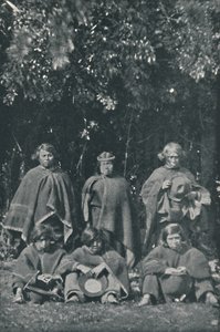Indianen van het eiland Chiloe, 1916 door Unbekannt