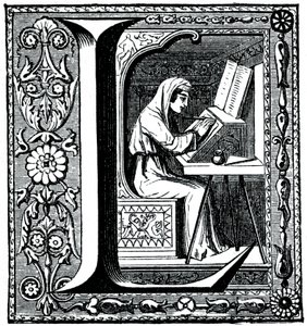 Initiaal letter L, 1870 door Unbekannt