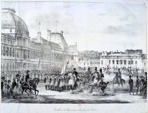 Installatie van de regering in Tuileries, 19e eeuw