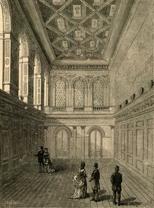 Interieur van Haberdashers Hall, 1876