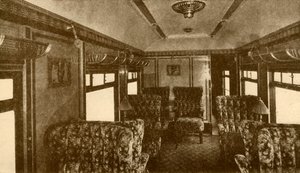 Interieur van Pullman Car, Marjorie, Southern Railway, 1930