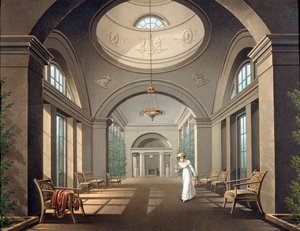 Interieur van de volière in het Pavlovsk Paleis door Unbekannt