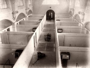 Interieur van de Kliniek voor Balneotherapie, Mineralnye Vody, Rusland, 1910s
