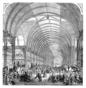 Interieur van de Manchester Tentoonstelling, 1857 eind 19e eeuw door Unbekannt