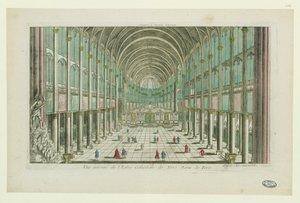 Interieur van de kathedraal Notre-Dame de Paris