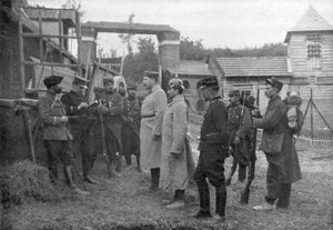 Ondervraging van Duitse gevangenen, Frankrijk, augustus 1914