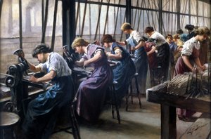 IJzer & Staal, Gieterijen Vrouwen arbeiders snijden vijlen door Unbekannt