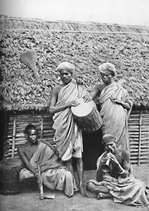 Irula mannen, India, 1902