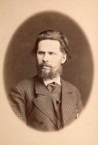 Ivan Kramskoy, Russische kunstenaar, 1870s door Unbekannt
