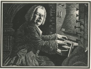 JS Bach door Unbekannt