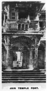 Jain tempelfort, Ahmedabad, India, ca. 1925 door Unbekannt