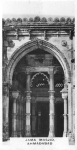 Jama Masjid, Ahmadabad, Gujarat, India, c1925 door Unbekannt