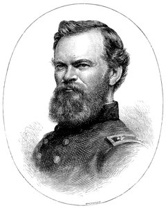 James B McPherson, generaal van de Unie in de Amerikaanse Burgeroorlog, ca. 1880 door Unbekannt
