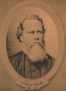 James Hudson Taylor 1832-1905, Britse protestantse christelijke missionaris in China, c1910s door Unbekannt