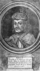 James II van Schotland door Unbekannt