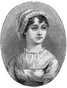Jane Austen 1775-1817, Engelse romanschrijfster door Unbekannt