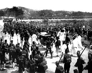 Japanse troepen, Korea, 1900 door Unbekannt