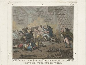 Jean Bart in de Slag bij Texel op 29 juni 1694, 1789