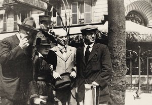 Jean Cocteau, Manuel Ortiz de Zárate, Henri-Pierre Roché, Marie Vassilieff, Max..., 1916