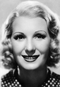 Jean Harlow 1911-1937, Amerikaanse actrice, ca. 1930s-1940s