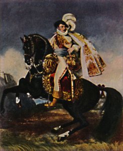 Jerome Bonaparte 1784-1860. - Schilderij van Gros, 1934 door Unbekannt