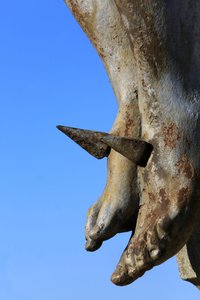 Jezus Christus aan het kruis, Coulommes, Frankrijk door Unbekannt