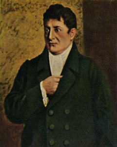 Johann Gottlieb Fichte, 1762-1814 - Schilderij van Professor Plühr, 1934 door Unbekannt
