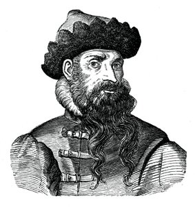Johann Gutenberg, Duitse metaalbewerker en uitvinder, 16e eeuw, 1870 door Unbekannt
