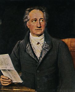 Johann Wolfgang von Goethe - Schilderij van J.K. Stieler door Unbekannt