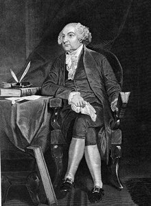 John Adams 1735-1826, tweede president van de VS 1797-1801 door Unbekannt