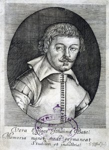 John Bate, Engelse auteur, ca. 1635 door Unbekannt