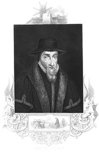 John Foxe, 16e-eeuwse Engelse martyroloog, ca. 1880