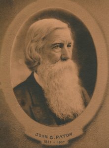John Gibson Paton 1824-1907, in Schotland geboren Protestantse zendeling, ca. 1910s door Unbekannt