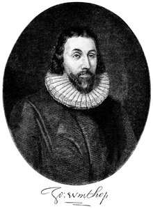John Winthrop, Engelse puriteinse kolonist in Amerika, 17e eeuw ca. 1880 door Unbekannt