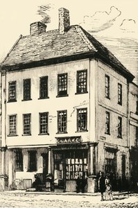 Geboorteplaats van Johnson in Lichfield, 1902
