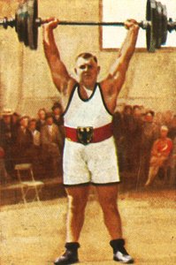 Josef Straßberger, Duitse gewichthefferkampioen, 1928 door Unbekannt
