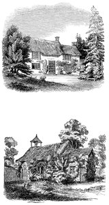 Geboorteplaats van Joseph Addison in Milston nabij Amesbury, Wiltshire door Unbekannt