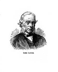 Joseph Lister, Britse chirurg, 20e eeuw