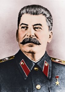Joseph Stalin 1879-1953, Sovjetleider, c1940s door Unbekannt
