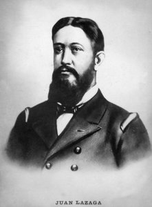 Juan Lazaga 1845-1898, Spaanse marinekapitein tijdens de Spaans-Amerikaanse Oorlog, ca. 1910 door Unbekannt