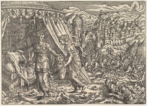 Judith en Holofernes, uit Biblia, Frankfurt, 1564