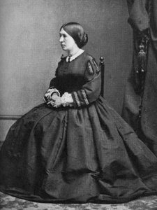 Julia Grant, vrouw van de Amerikaanse president Ulysses S. Grant, eind 19e eeuw, 1908