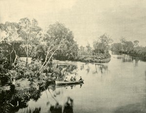 Kruising van de Glengarry & Thompson Rivers, Victoria, 1901 door Unbekannt