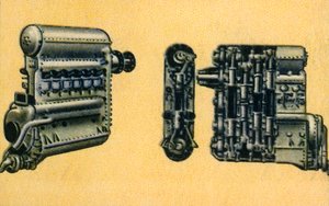 Junkers 700-800 pk diesel vliegtuigmotor, 1932 door Unbekannt