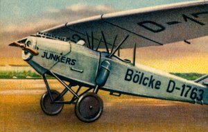Junkers T 26E vliegtuig, 1920s, 1932 door Unbekannt